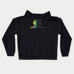 Radiant and resilient: Inspired by Marie Curie-Skłodowska Kids Hoodie